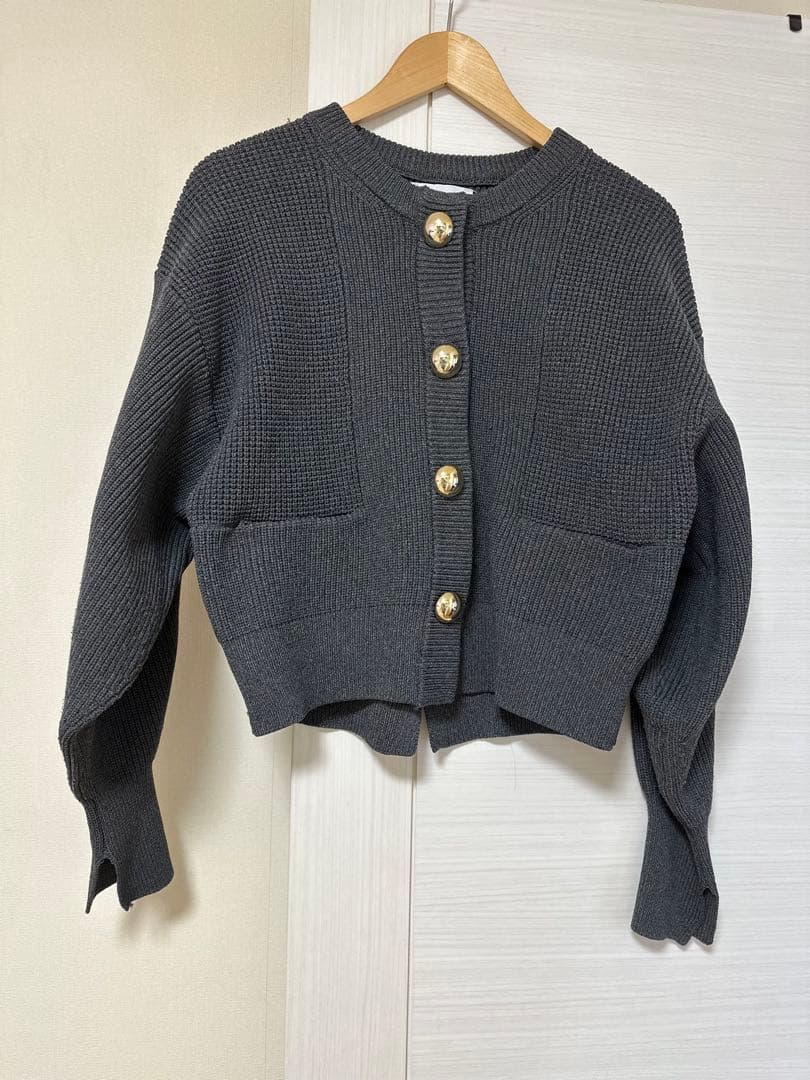 ADAM ET ROPE アダムエロペ　BIGボタンニットカーディガン