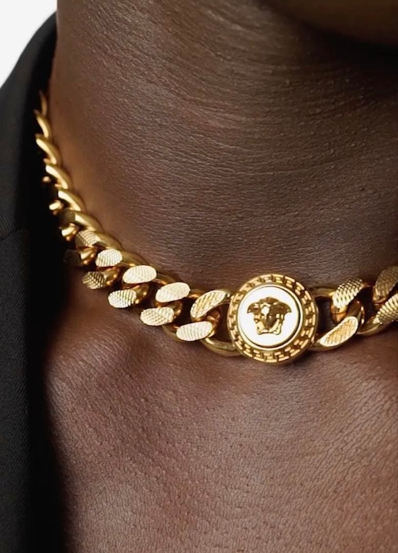 VERSACE ゴールド メデューサ チェーンネックレス