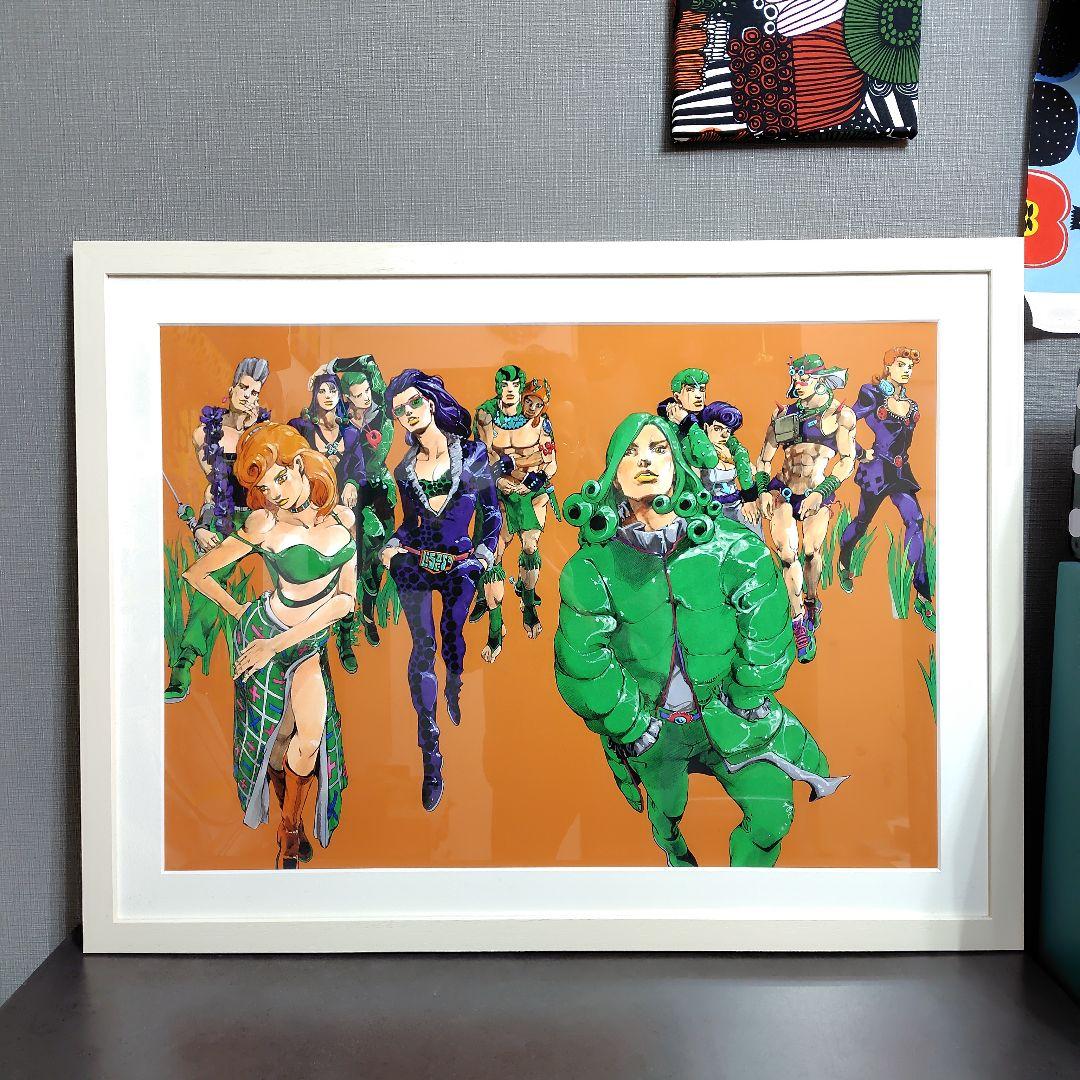 ジョジョの奇妙な冒険 複製原画 長崎 キーヴィジュアル ジョジョ展 冒険の波紋