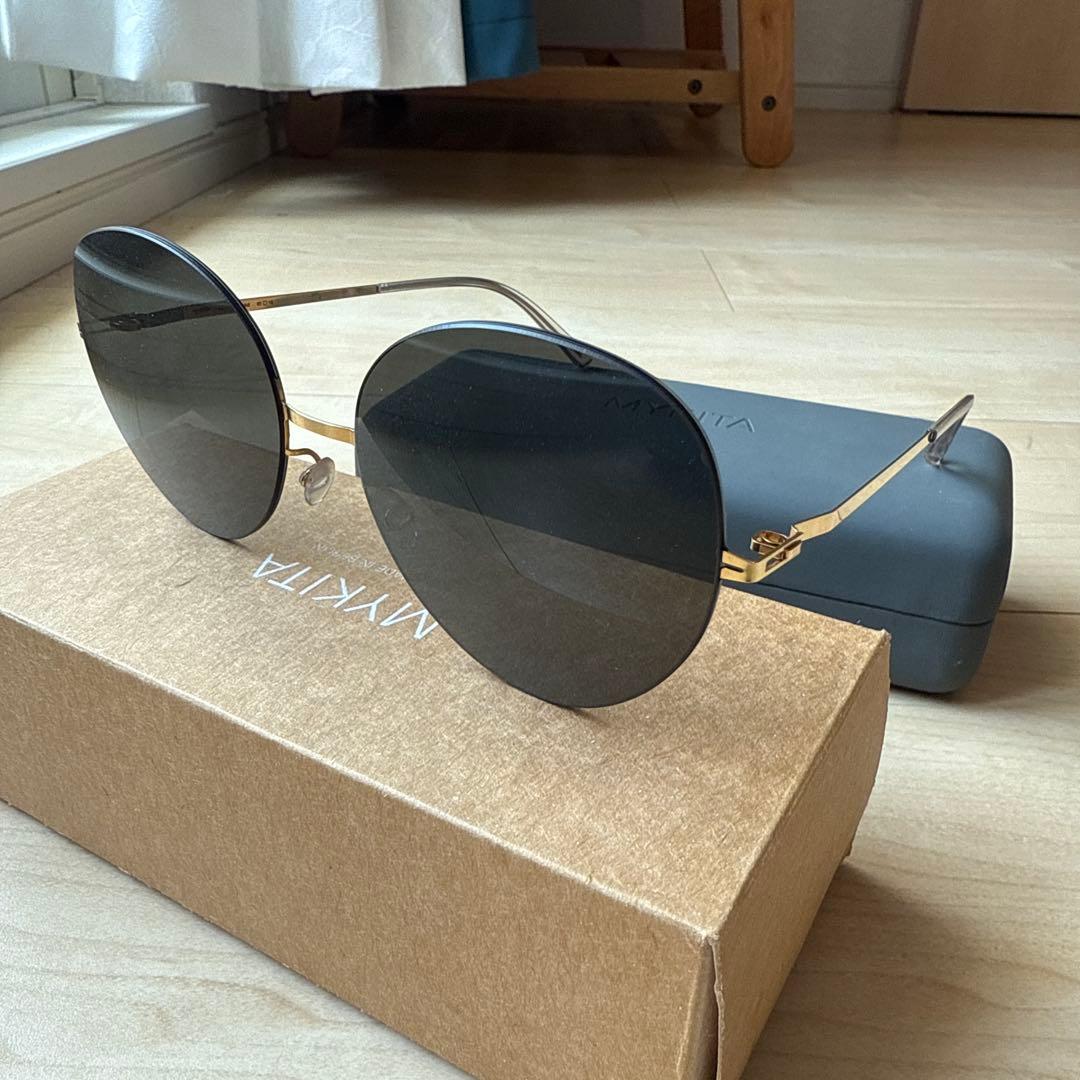 MYKITA マイキータ AIMI GD/BK サングラス リムレス