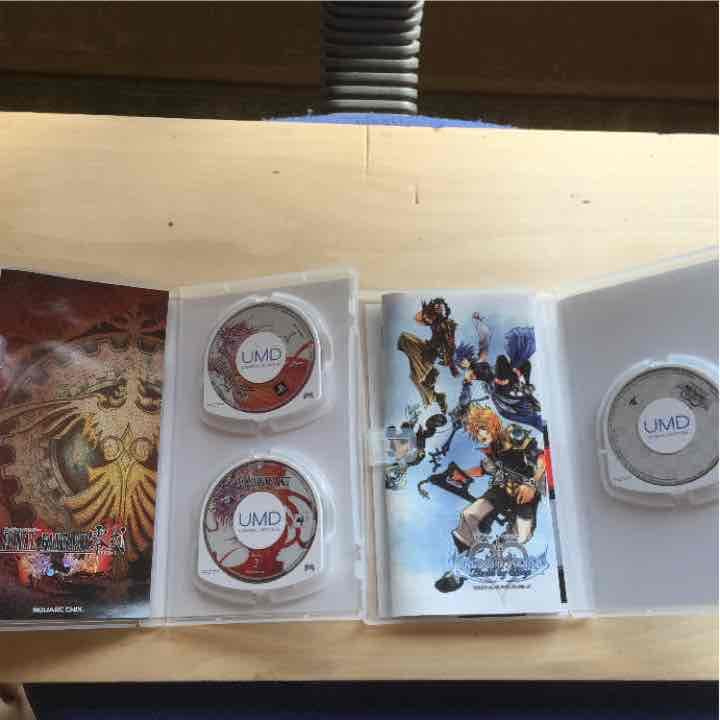 PSP本体とソフト（FINALFANTASY/KINGDOMHEARTS）