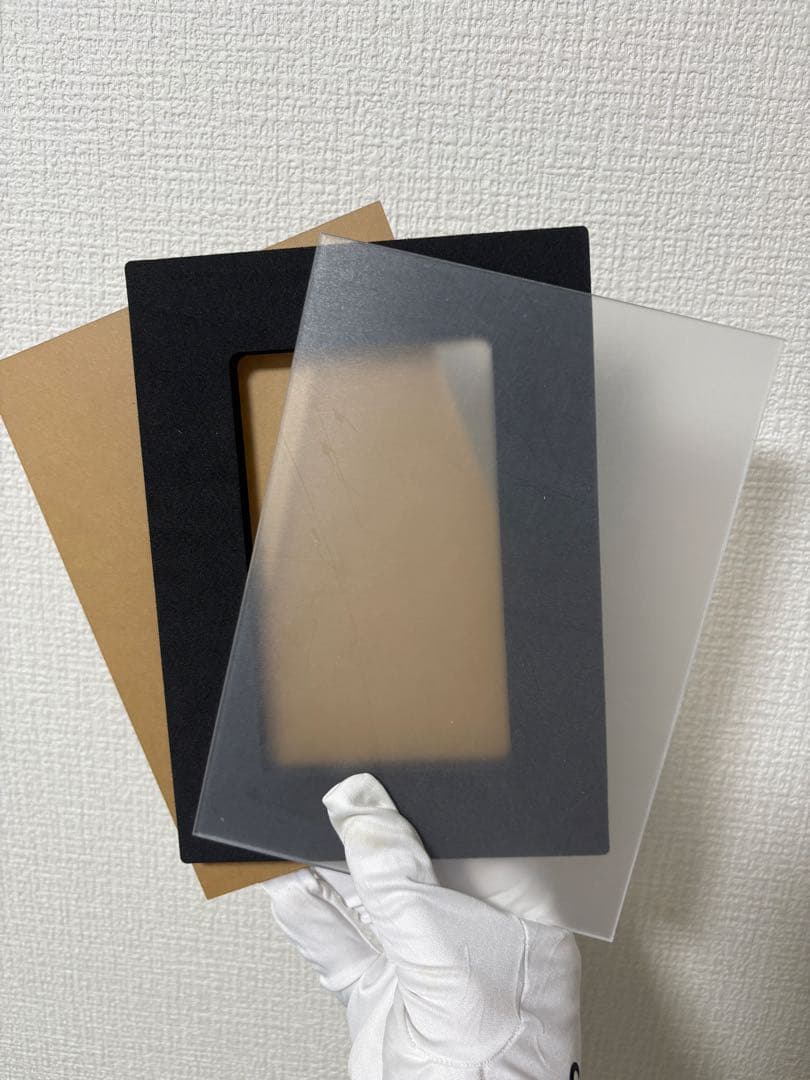 PSA鑑定用ケース　ディスプレイ　アルミ製　両面透明　壁掛け・卓上 3連　高級