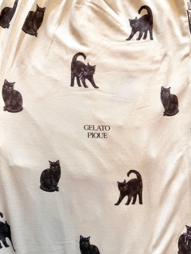 [新品国内正規品]ジェラピケ　CAT猫総柄上下ルームウェア