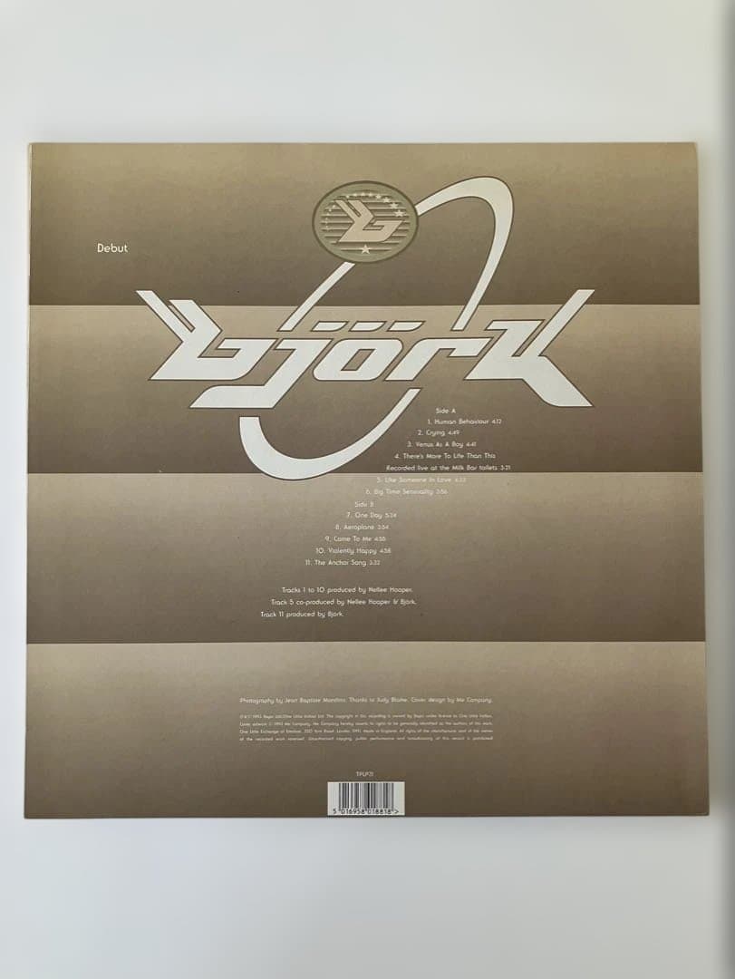 ビョークDebut 12\"LP レコードTPLP31 フランス盤MPO