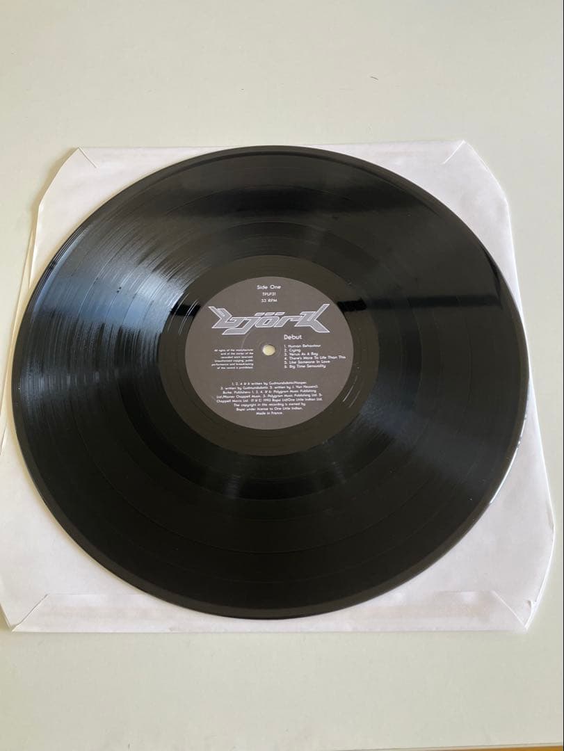 ビョークDebut 12\"LP レコードTPLP31 フランス盤MPO