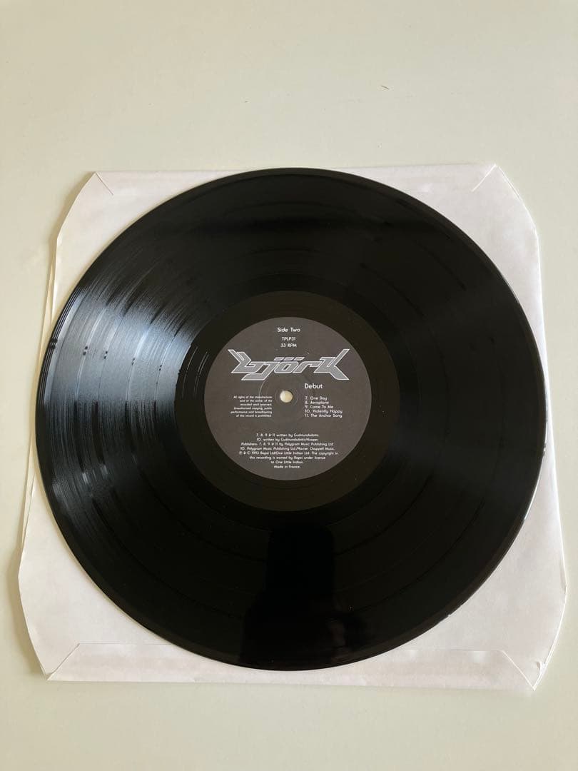 ビョークDebut 12\"LP レコードTPLP31 フランス盤MPO