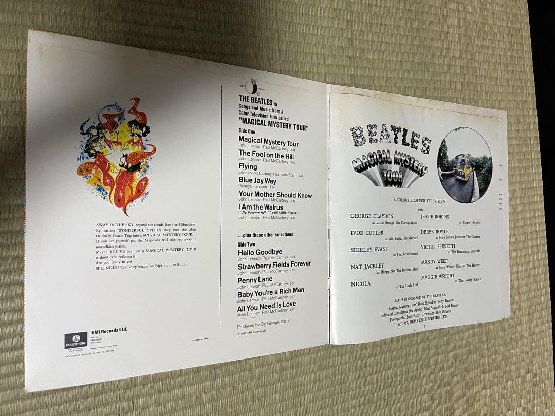 UK盤 BEATLES/MAGICAL MYSTERY TOUR/PCTC255