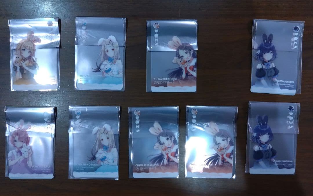 学園アイドルマスター　ちびぐるみ　全3種　クリアカード　学マス　GiGO