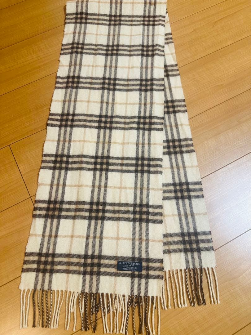Burberrysバーバリーカシミヤマフラー
