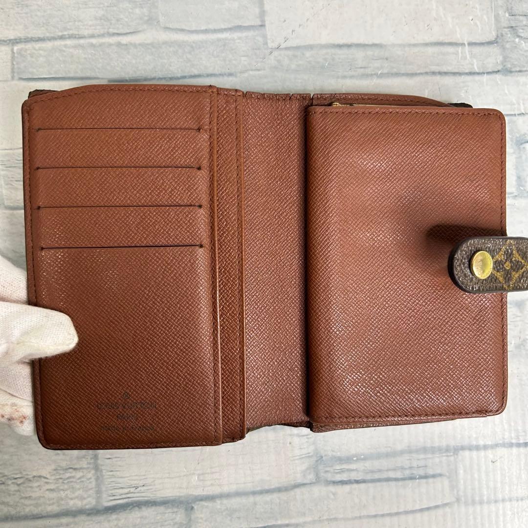 極美品　50 ルイヴィトン がま口財布　二つ折り財布　kv1