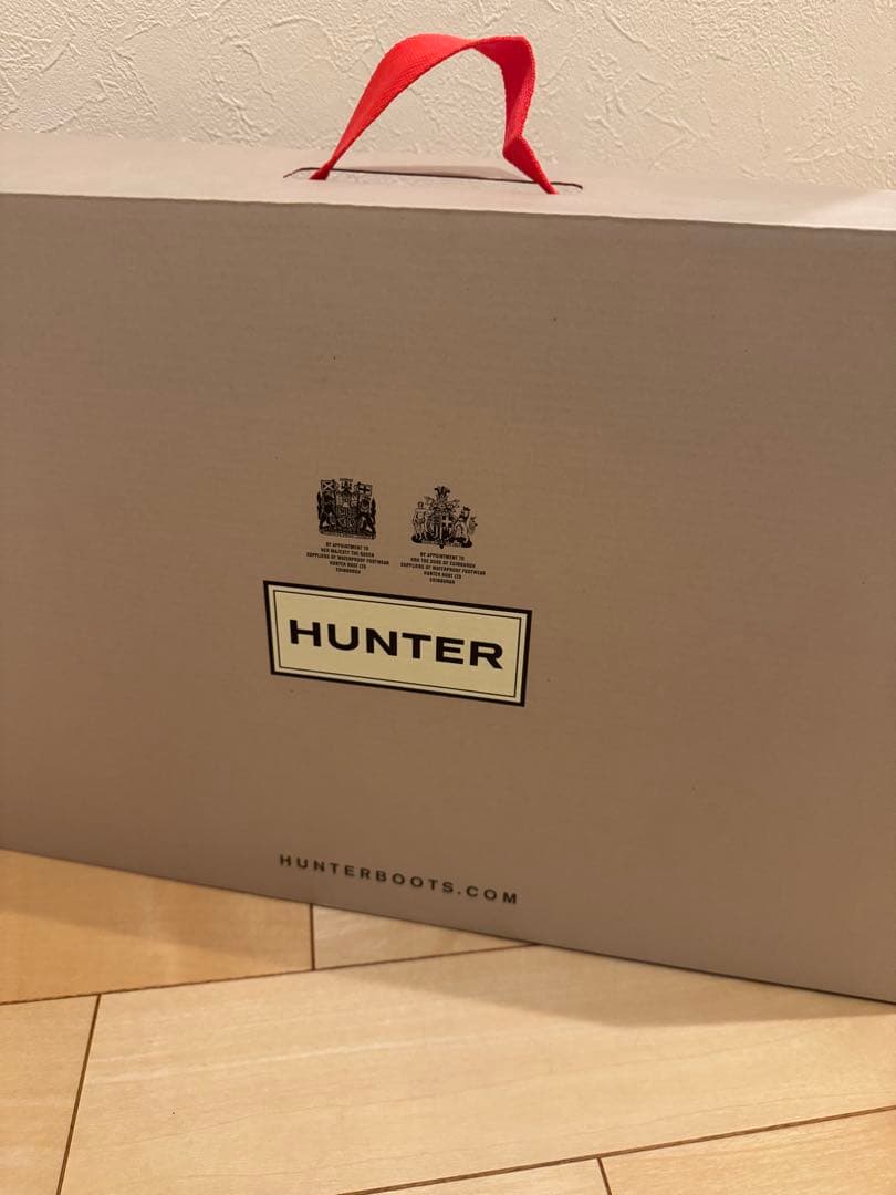 HUNTER ブラック レインブーツ UK4/US6