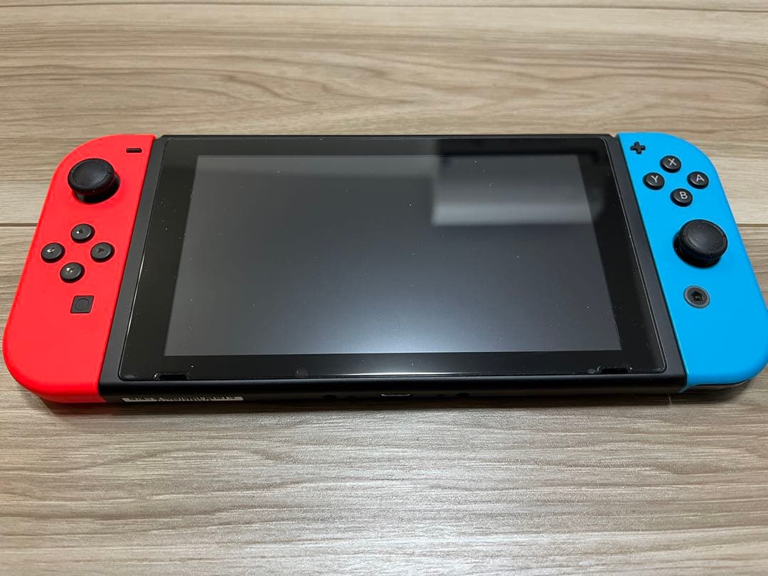【美品】Nintendo Switch 本体 赤/青 SDカード付