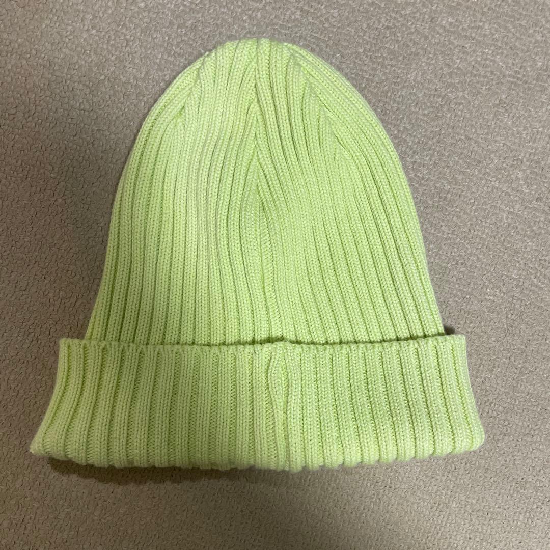 u*m様 Supreme ライムグリーン ニット帽 シュプリーム