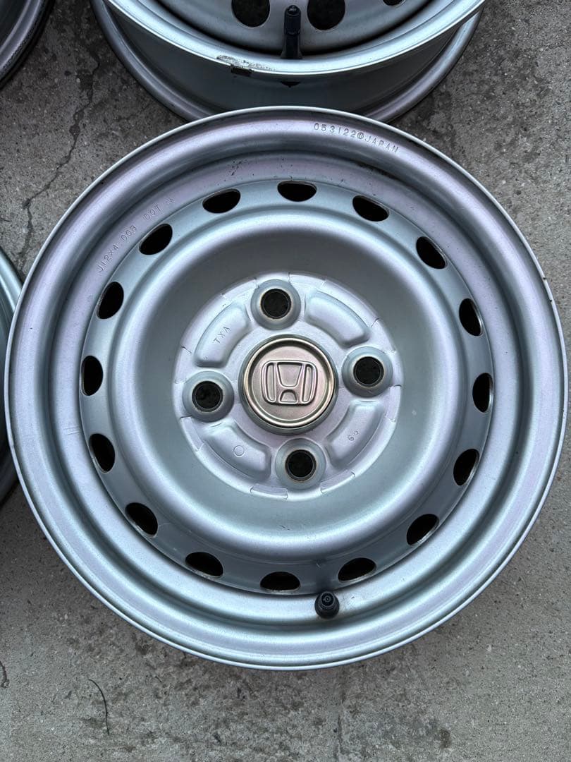 ホンダ 純正12インチ スチールホイール 4個セット　N-VAN