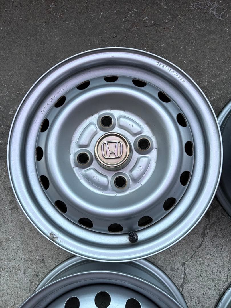 ホンダ 純正12インチ スチールホイール 4個セット　N-VAN