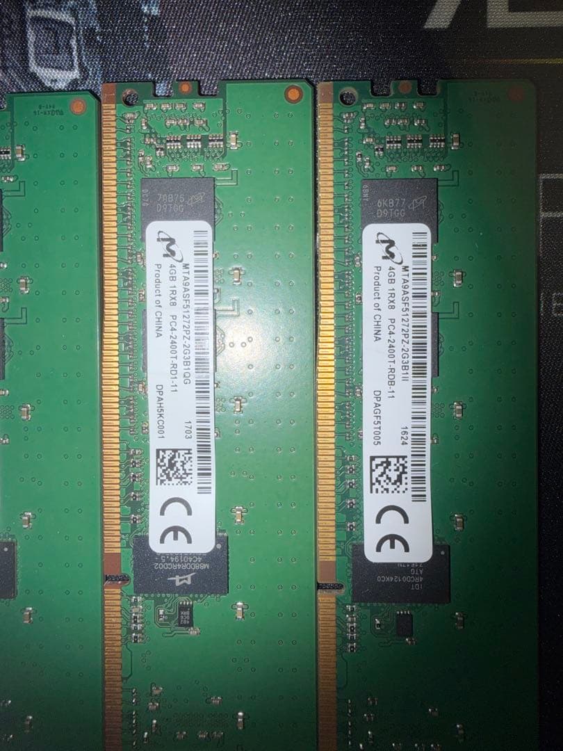 ド*ん様 (ジャンク品) DDR4-2400T 4GB×4枚=16GB