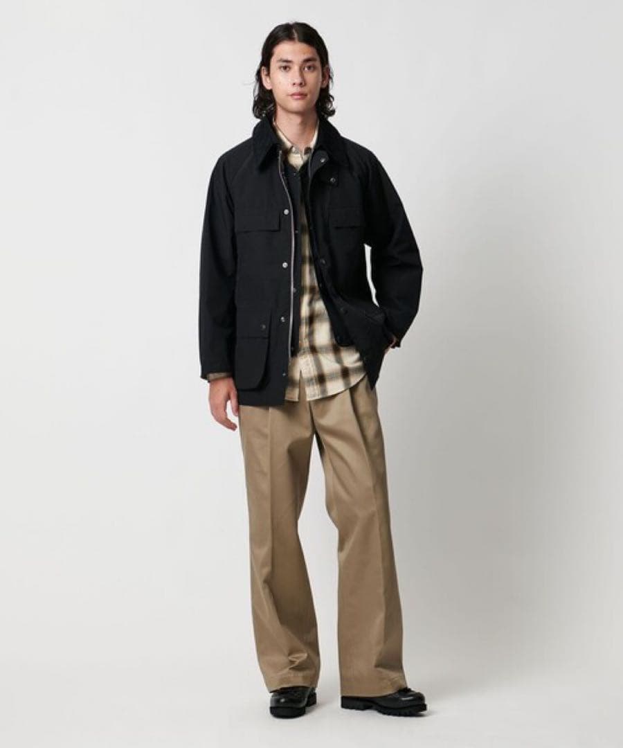 【新品未使用】BARBOUR x BRIEFING ビデイル バブアー 40 黒