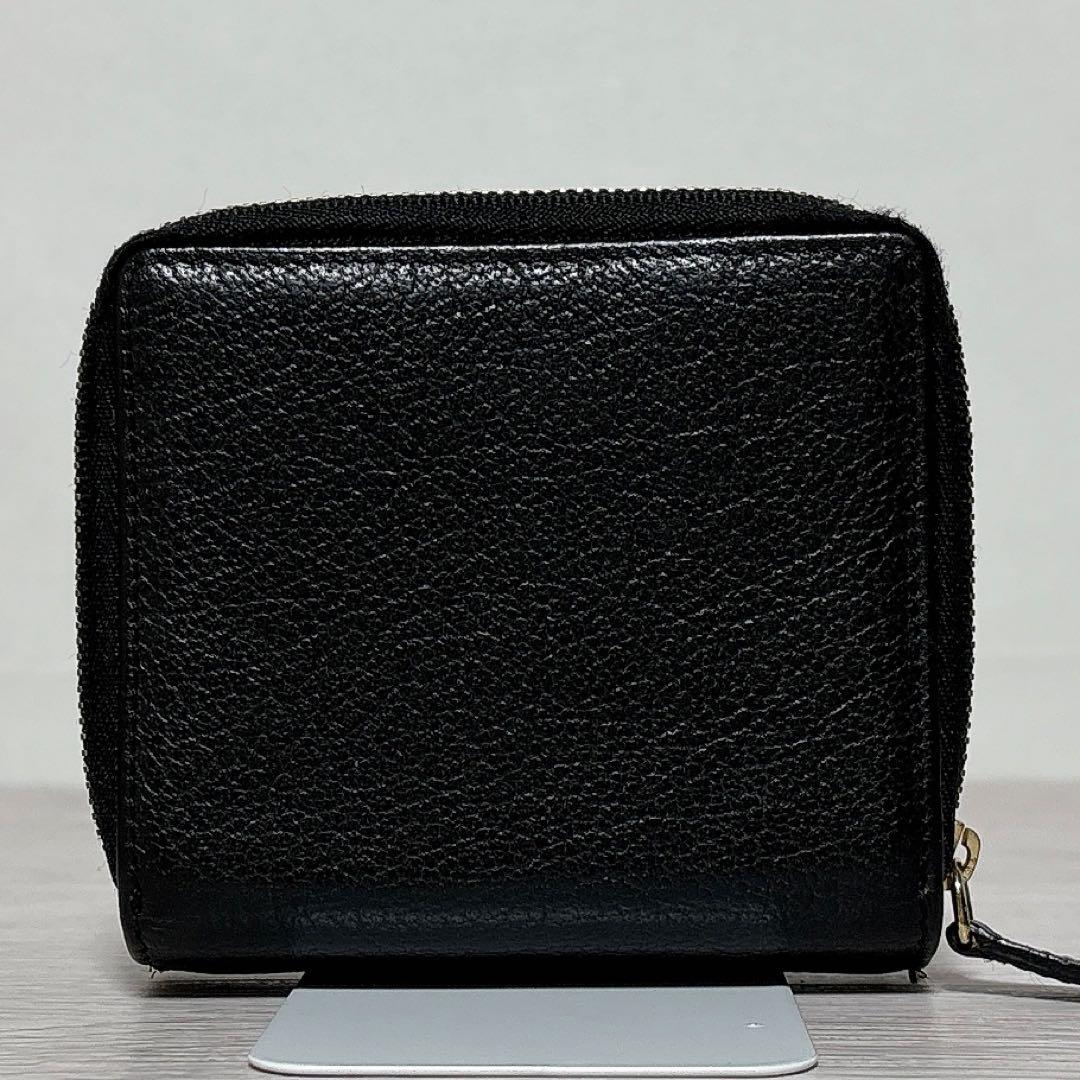 ✨美品✨ヴィヴィアンウエストウッド 2つ折り財布 がま口 ハート ブラック ロゴ