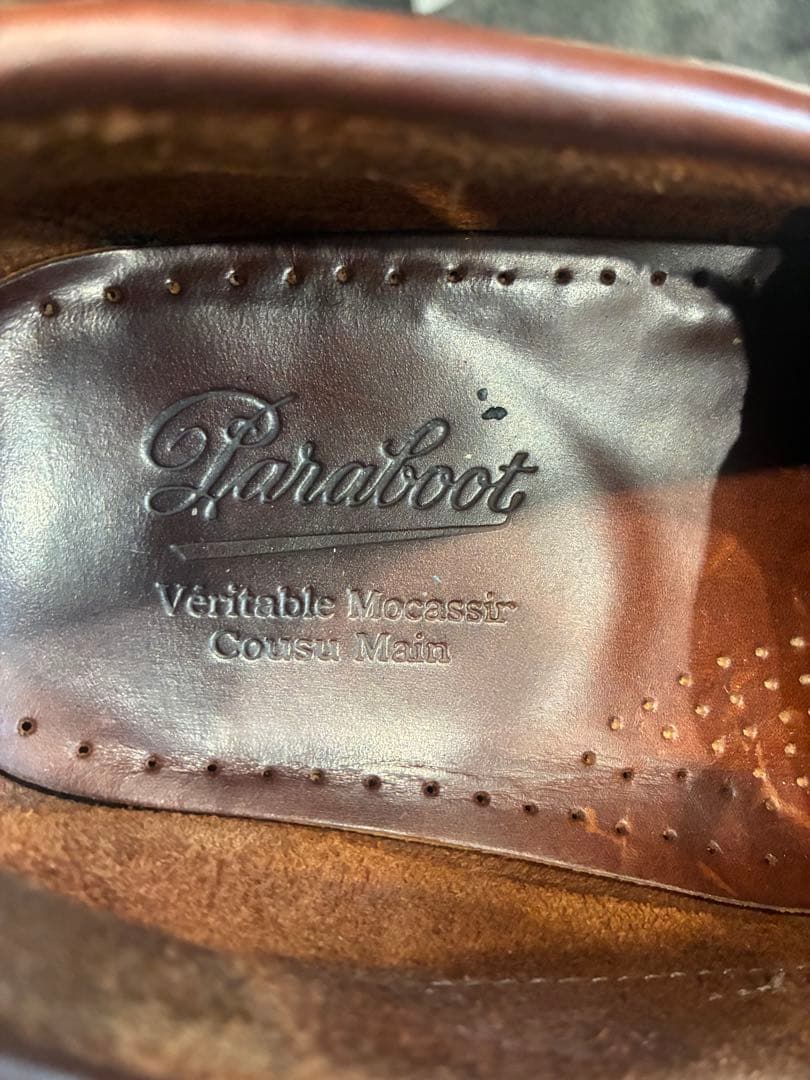 Paraboot BARTH パラブーツ　革靴　茶色ブラウン　おしゃれ　25cm