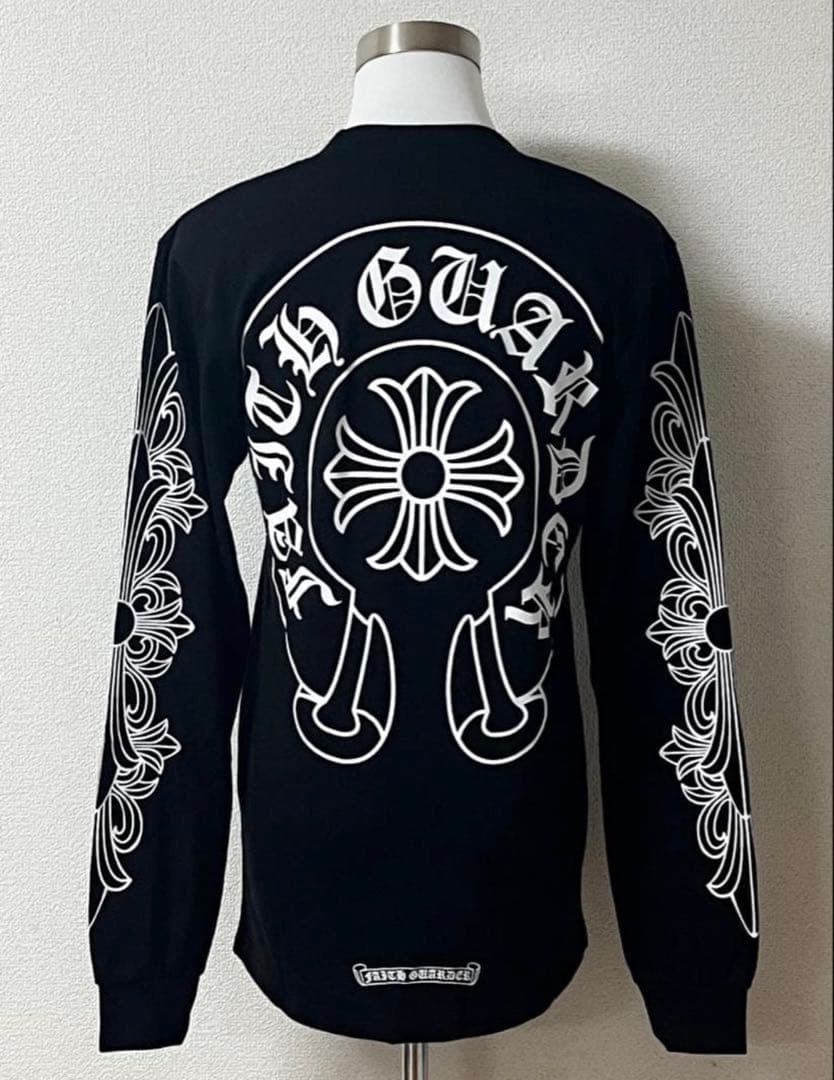 CHROME HEARTS クロムハーツ 長袖Tシャツ ロンT ブラック