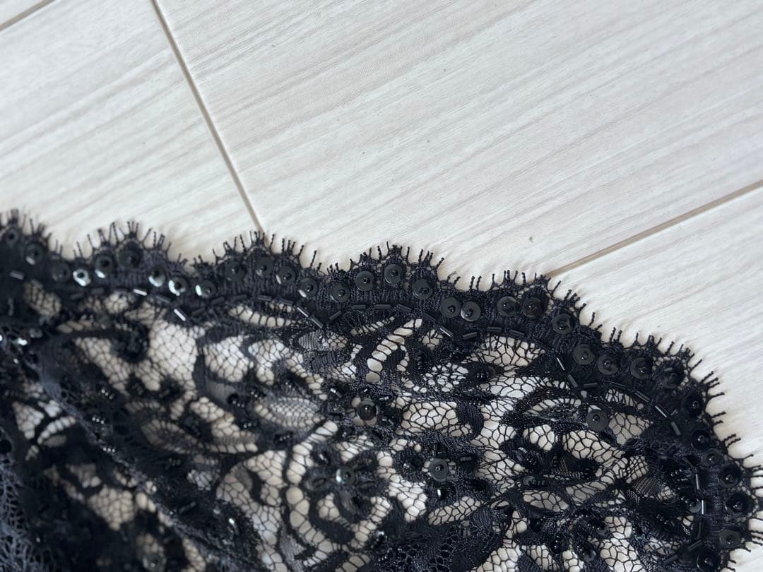 【TADASHI SHOJI 】レースボレロ　ブラック　スパンコール