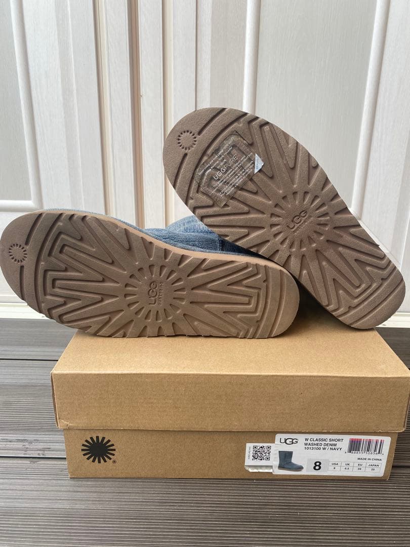 s*r様 UGG W Classic Short 8 デニムムートンブーツ