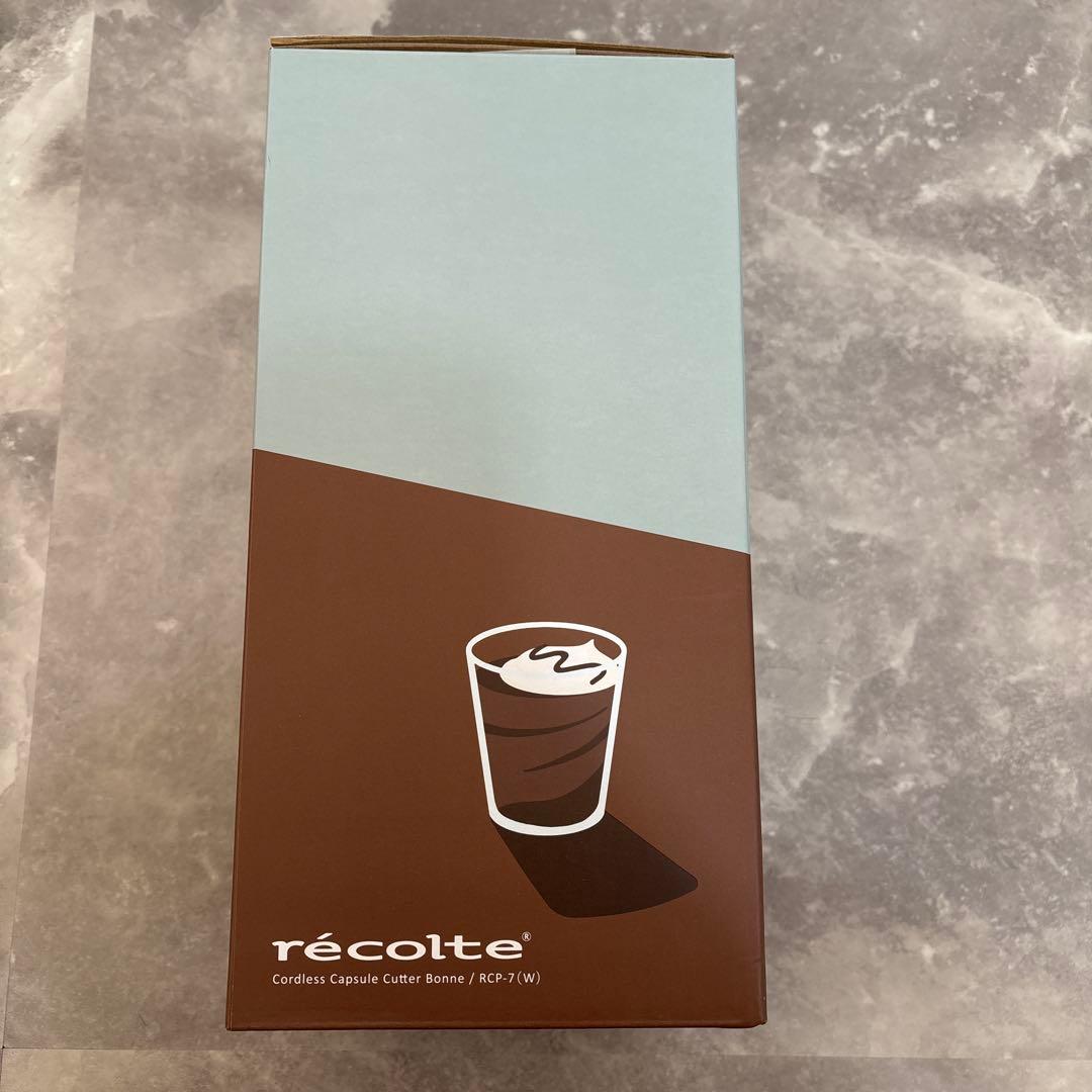 【新品未開封】 レコルト コードレス カプセルカッターボンヌ RCP-7(W)