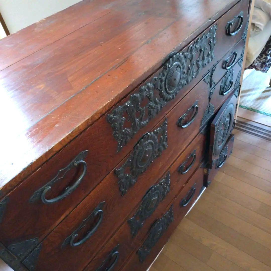 70年以上前！　岩谷堂箪笥　4段10杯　121×98×60　昭和レトロ　骨董品