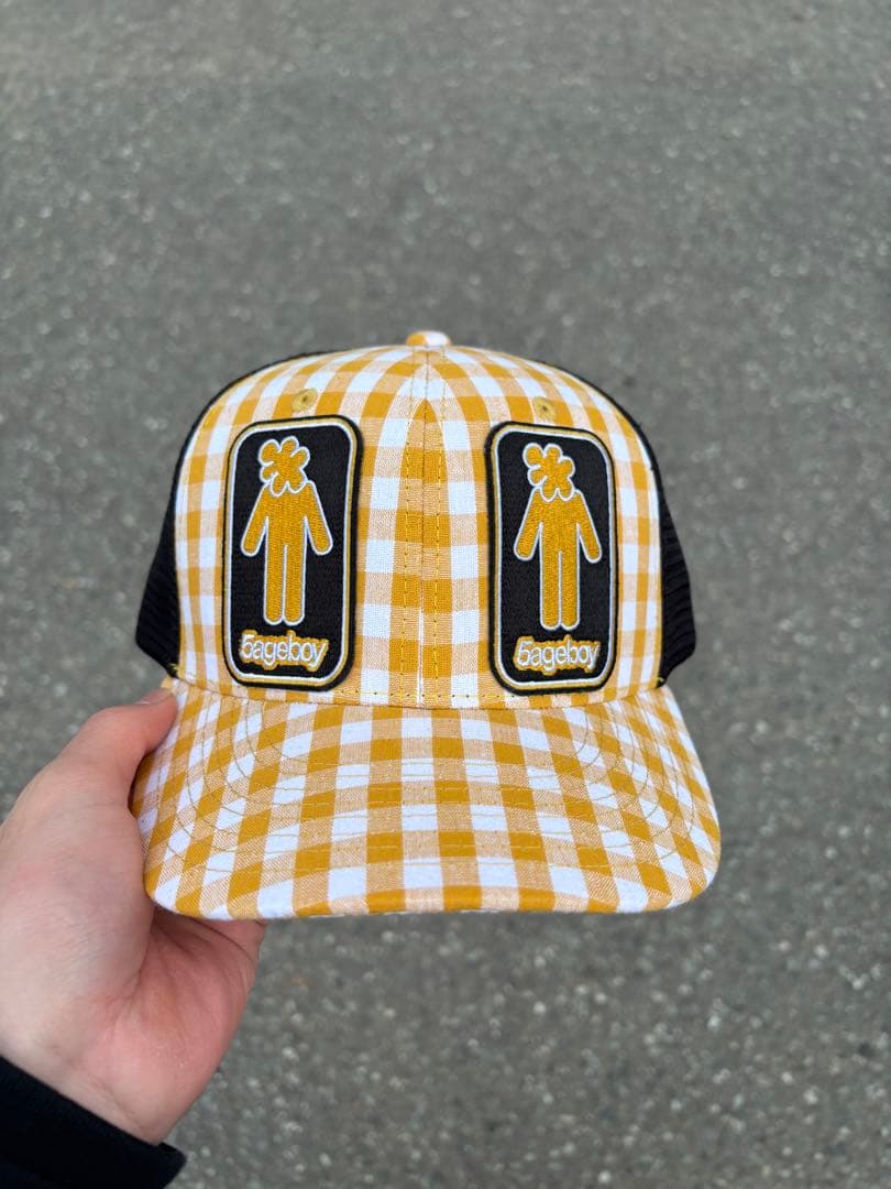 5ageboy Plaid Mesh Cap 3 キャップ