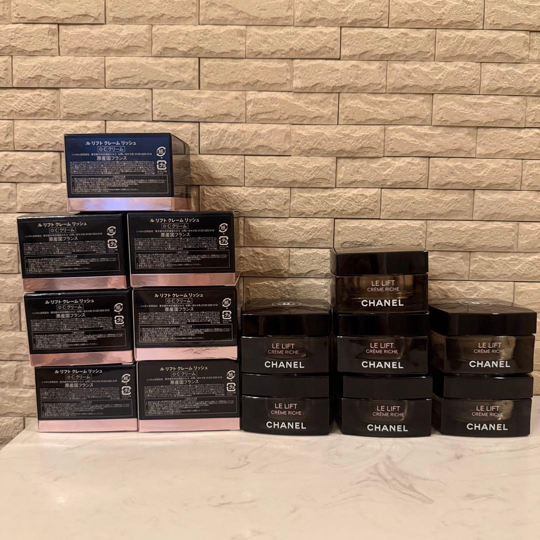 【CHANEL】 LE LIFT CREME RICHE空き容器　7個セット