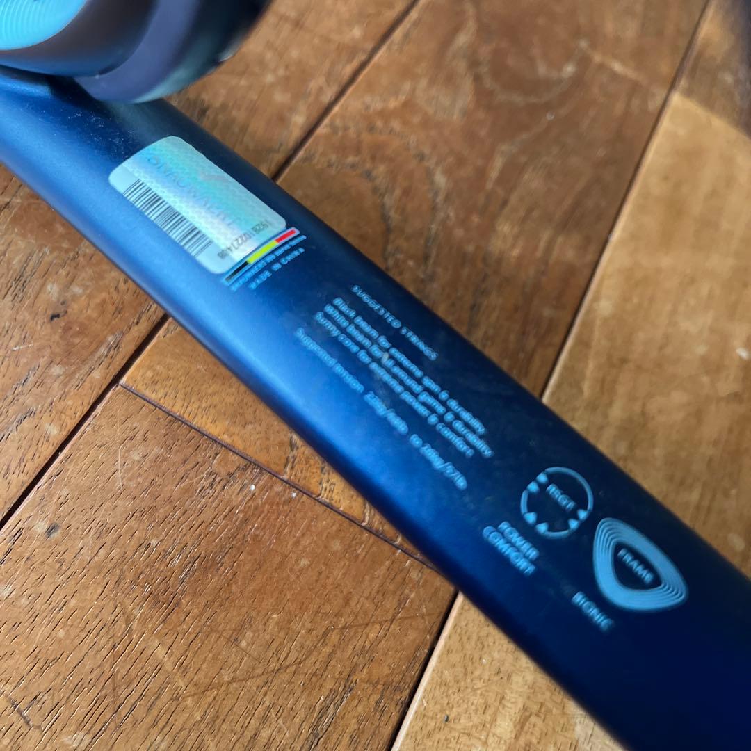 値下げ❤️SNAUWAERT テニスラケット VITAS110ネイビー