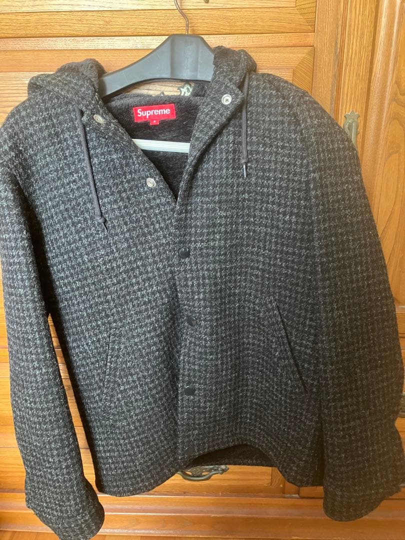 ジャケット・アウター SUPREME Harris Tweed Hooded Coach Jacket