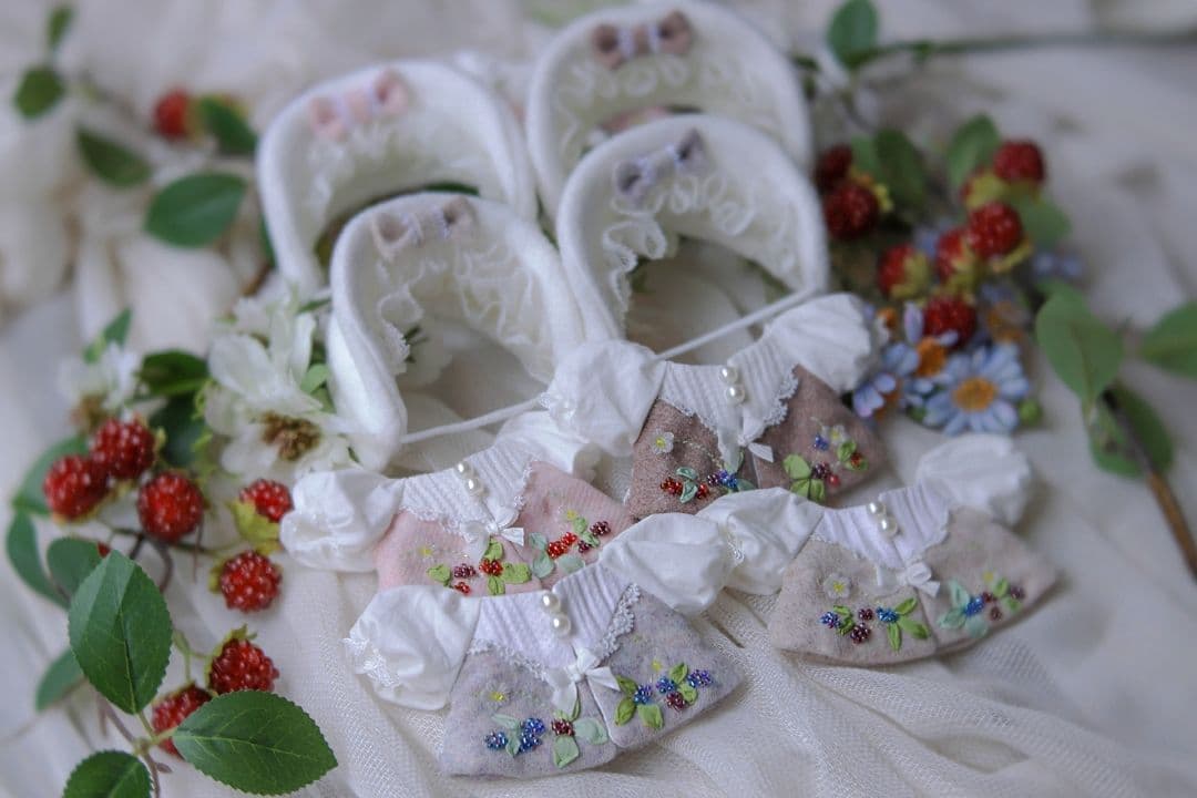[PINK2] 白雪果実 10cm 無属性ぬいぐるみ お洋服