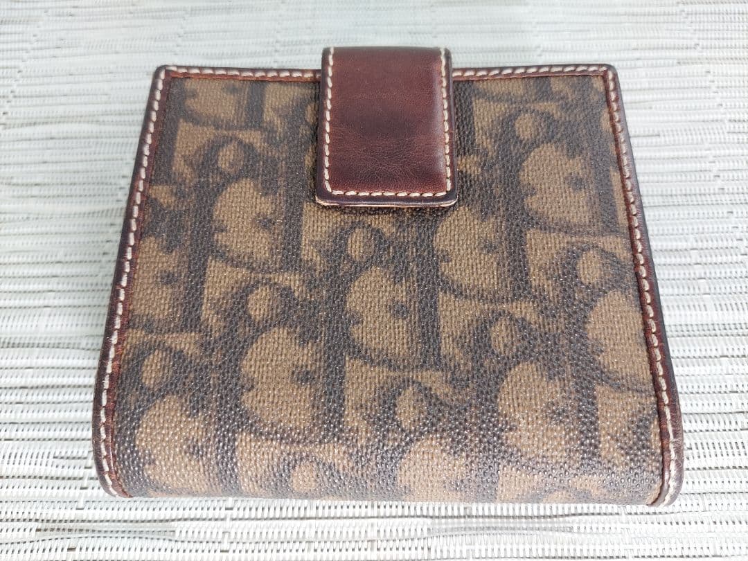 Christian Dior　二つ折り財布 ハート型ロック付き トロッター　美品