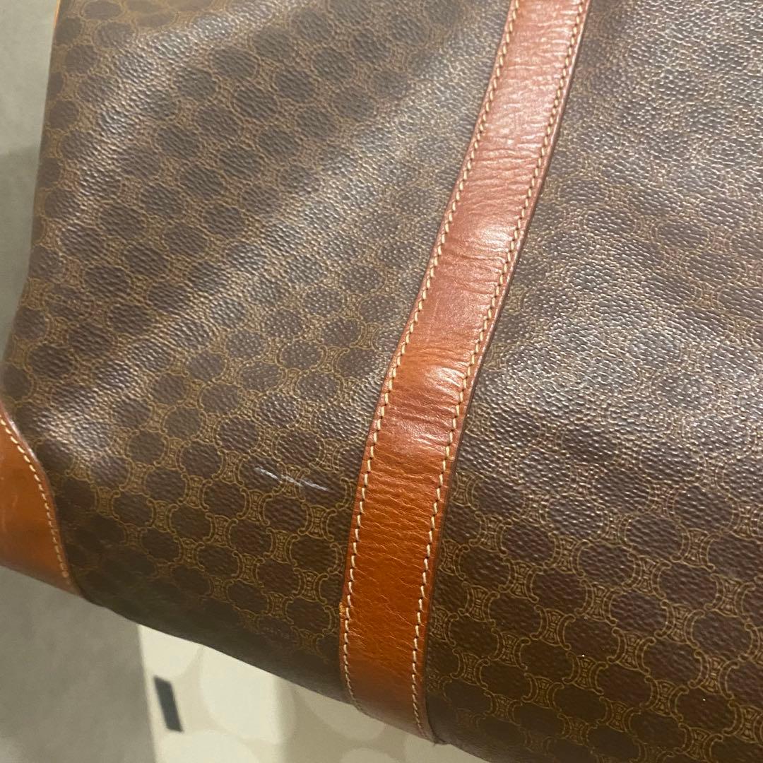 セリーヌ　CELINE ボストンバッグ マカダム柄 ヴィンテージボストンバッグ