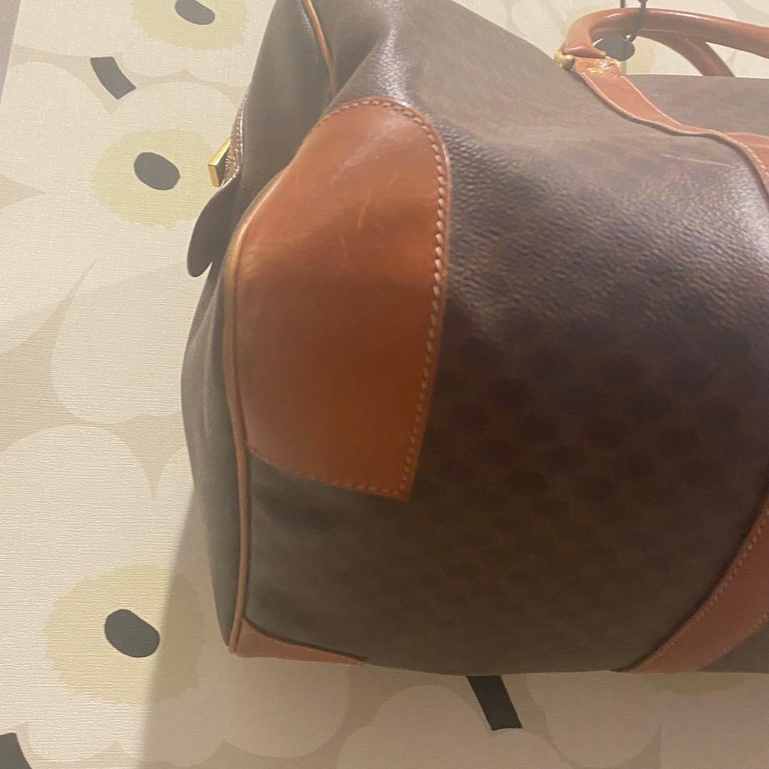 セリーヌ　CELINE ボストンバッグ マカダム柄 ヴィンテージボストンバッグ