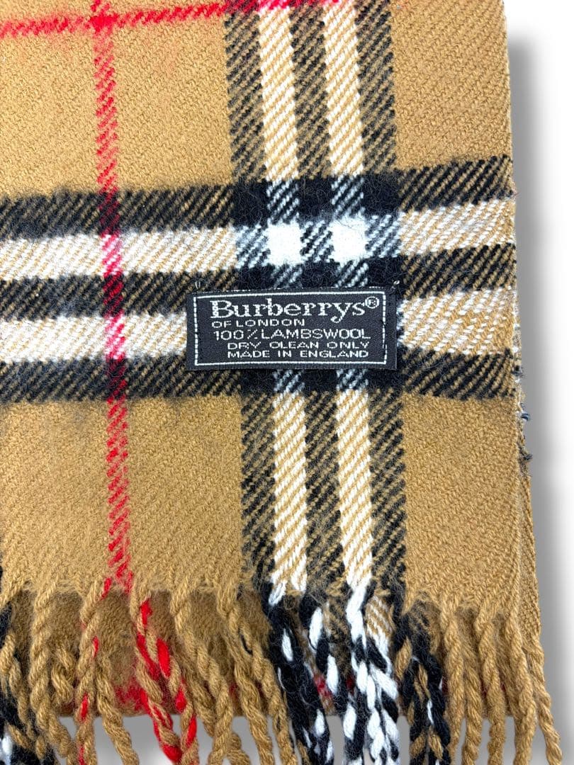 Burberry’s バーバリーズ マフラー ノバチェック ウール100% 仔羊