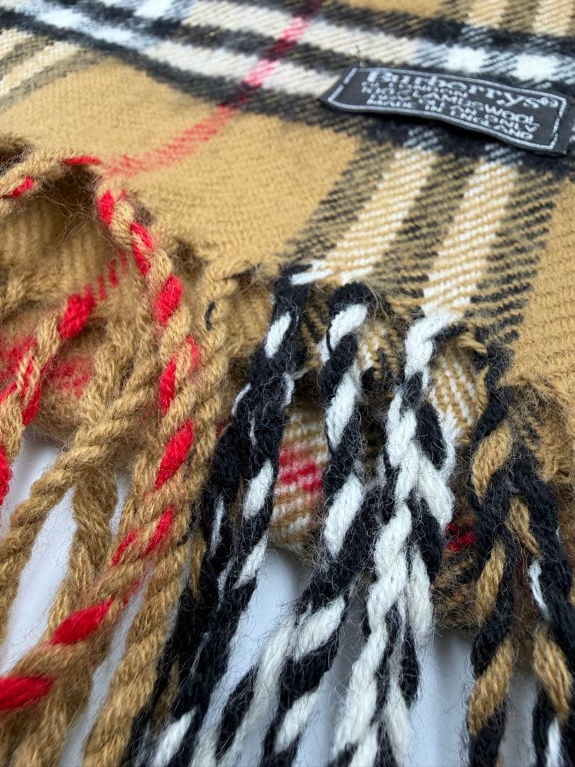 Burberry’s バーバリーズ マフラー ノバチェック ウール100% 仔羊