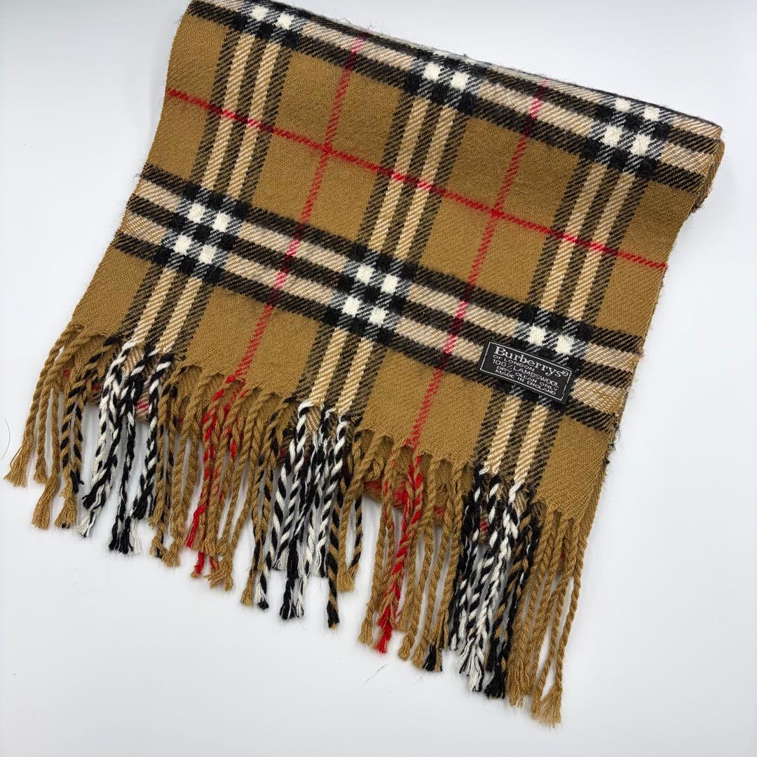 Burberry’s バーバリーズ マフラー ノバチェック ウール100% 仔羊