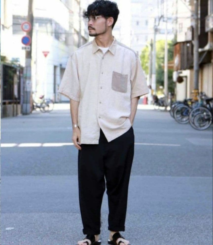 Johnbull　アウトラストサルエルイージーパンツ　ベージュ　M