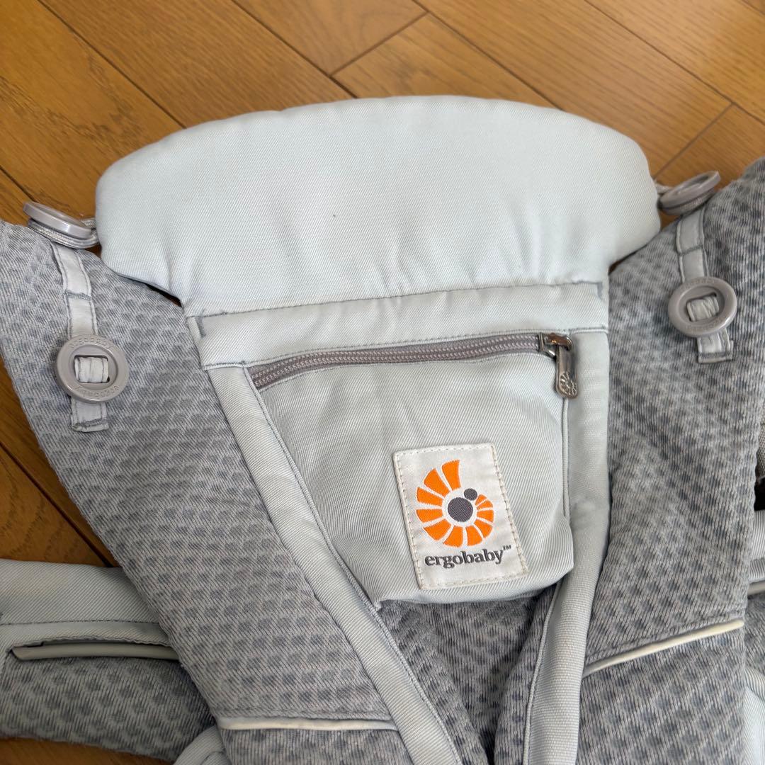 【値下げ】ergobaby 抱っこ紐 グレー オムニブリーズ おまけ付き