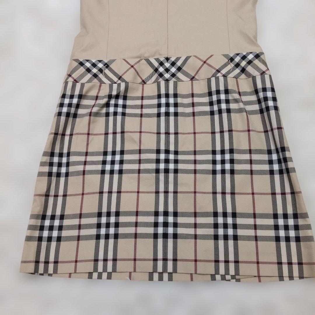 BURBERRY BLUE LABEL ノバチェックドッキングワンピース　 38
