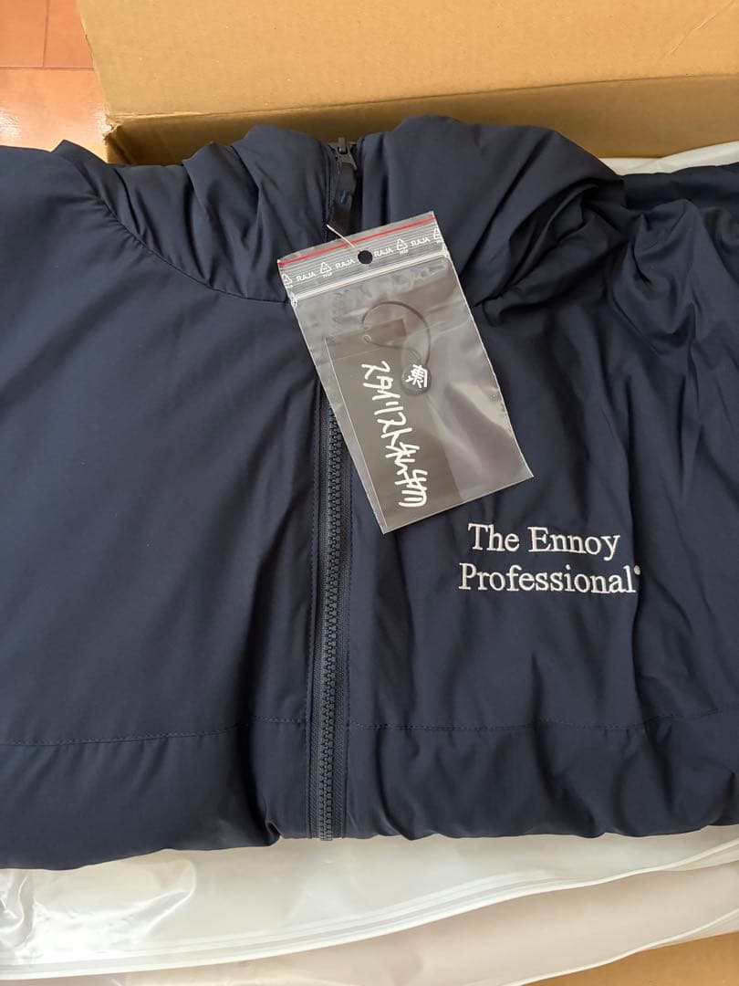ジャケット・アウター makkyENNOY PADDED NYLON SETUP NAVY L