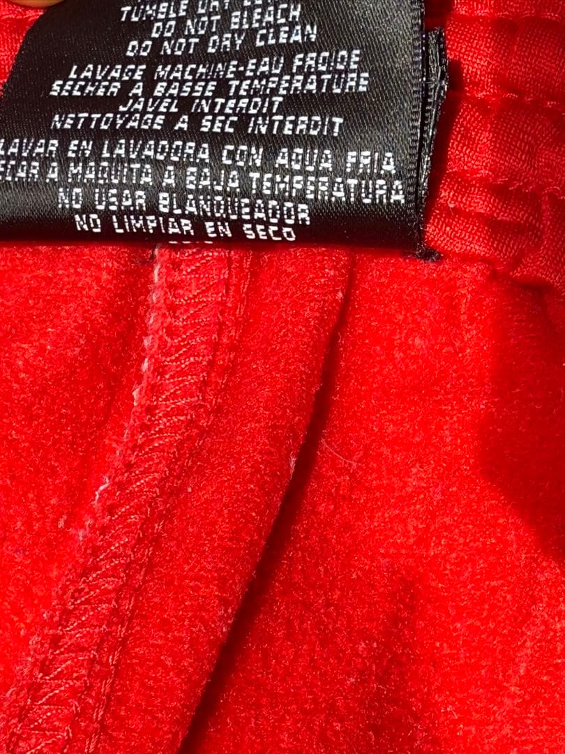 希少品／adidas 赤 ジャージ上下セット