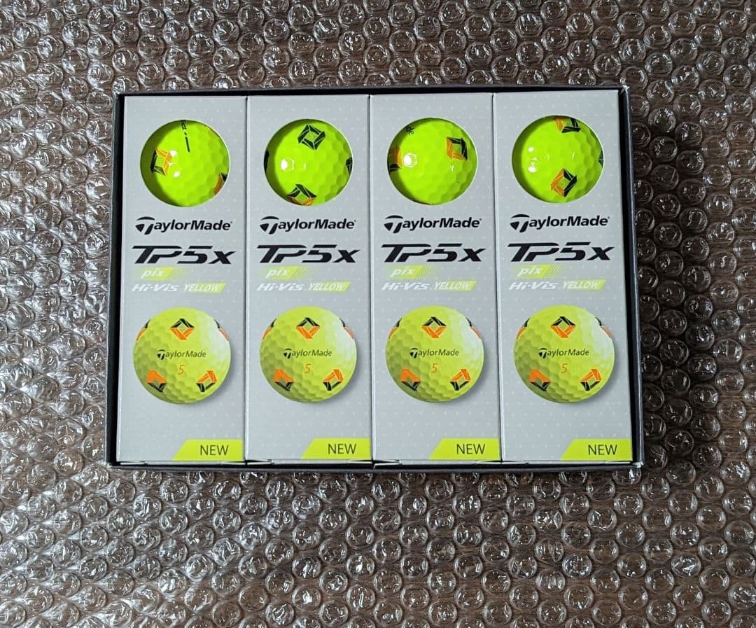 新品　テーラーメイド TP5x pix イエロー 2024年モデル 5ダース