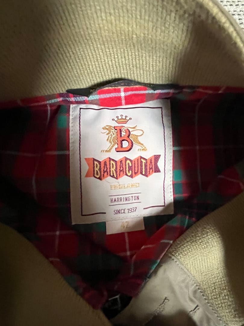 BARACUTA G9 HARRINGTON ジャケット タン 42