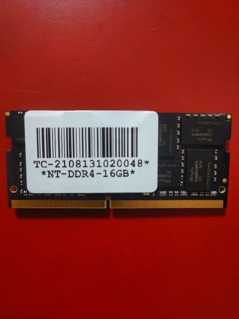 KingSpec 製 16GB DDR4 2666MHz メモリー