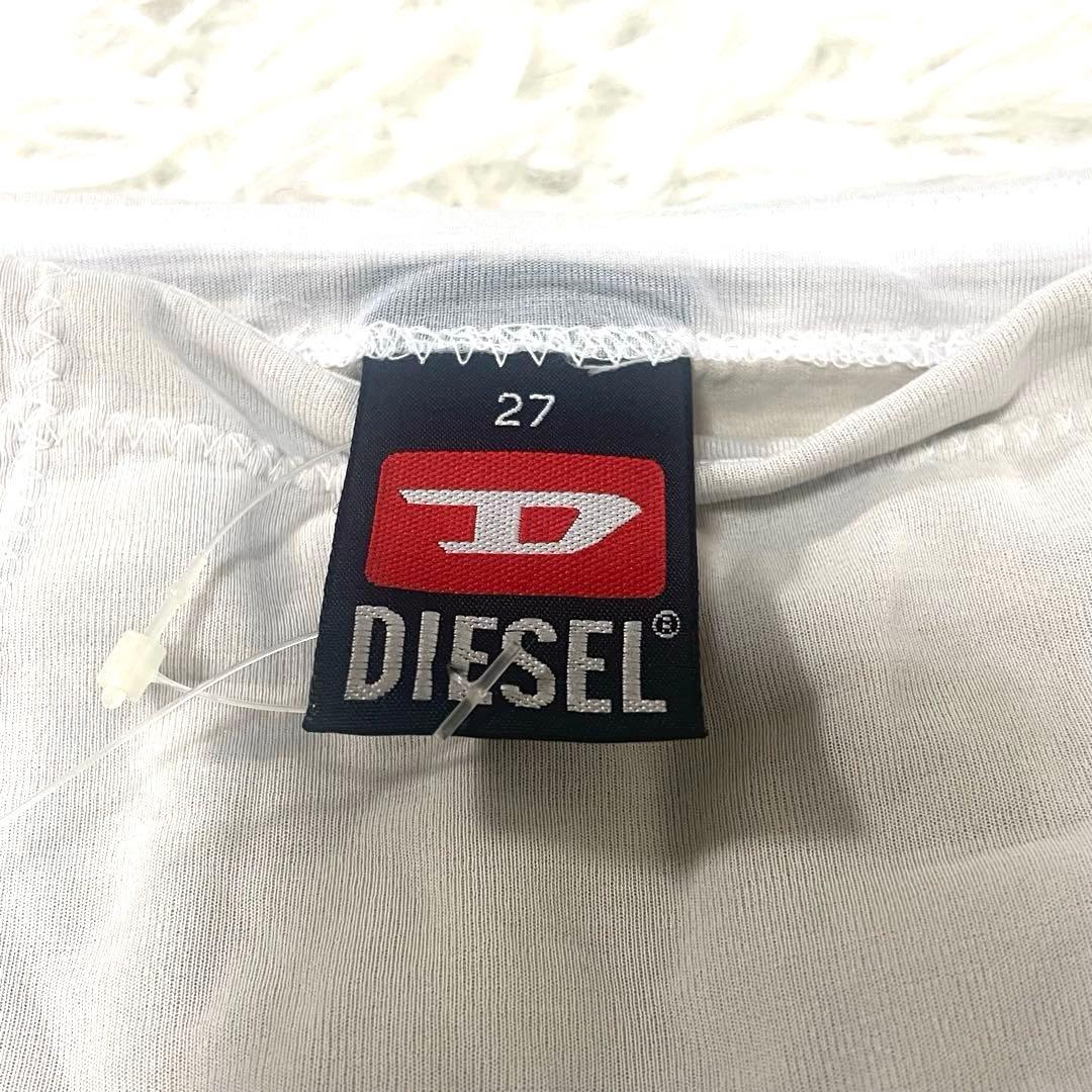 未使用　タグ付き　DIESEL グレー タイトスカート　サイズ27 イタリア製