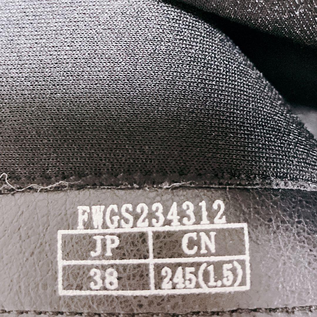 FRAY I.D ラムレザー ストレッチショートブーツ 黒 24.5cm 38