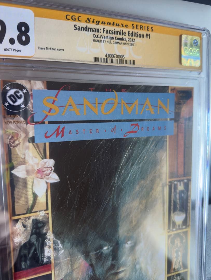 SANDMAN ニール・ゲイマン直筆サイン入り『サンドマン #1』